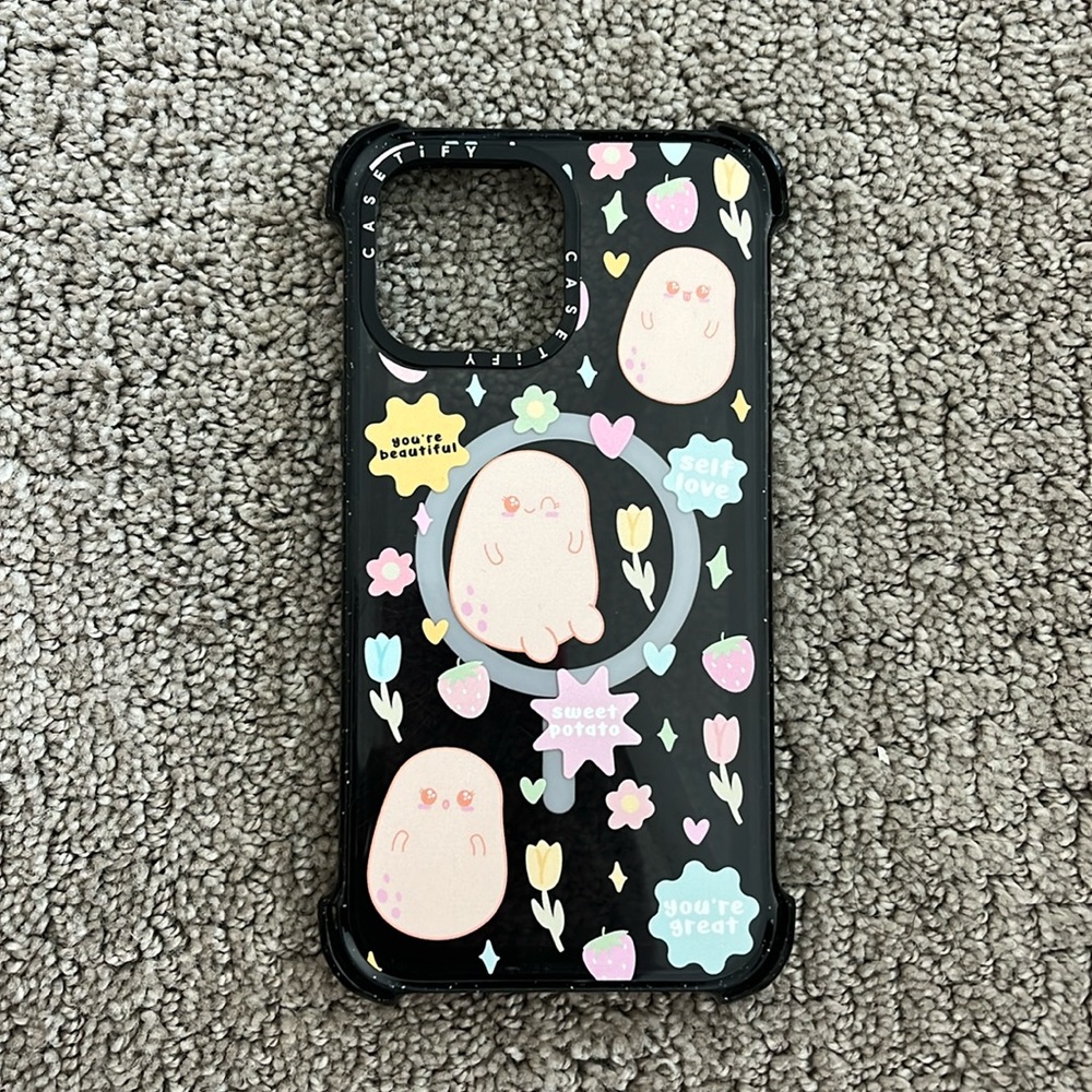 Casetify Black Potato iPhone 13 Pro Max case